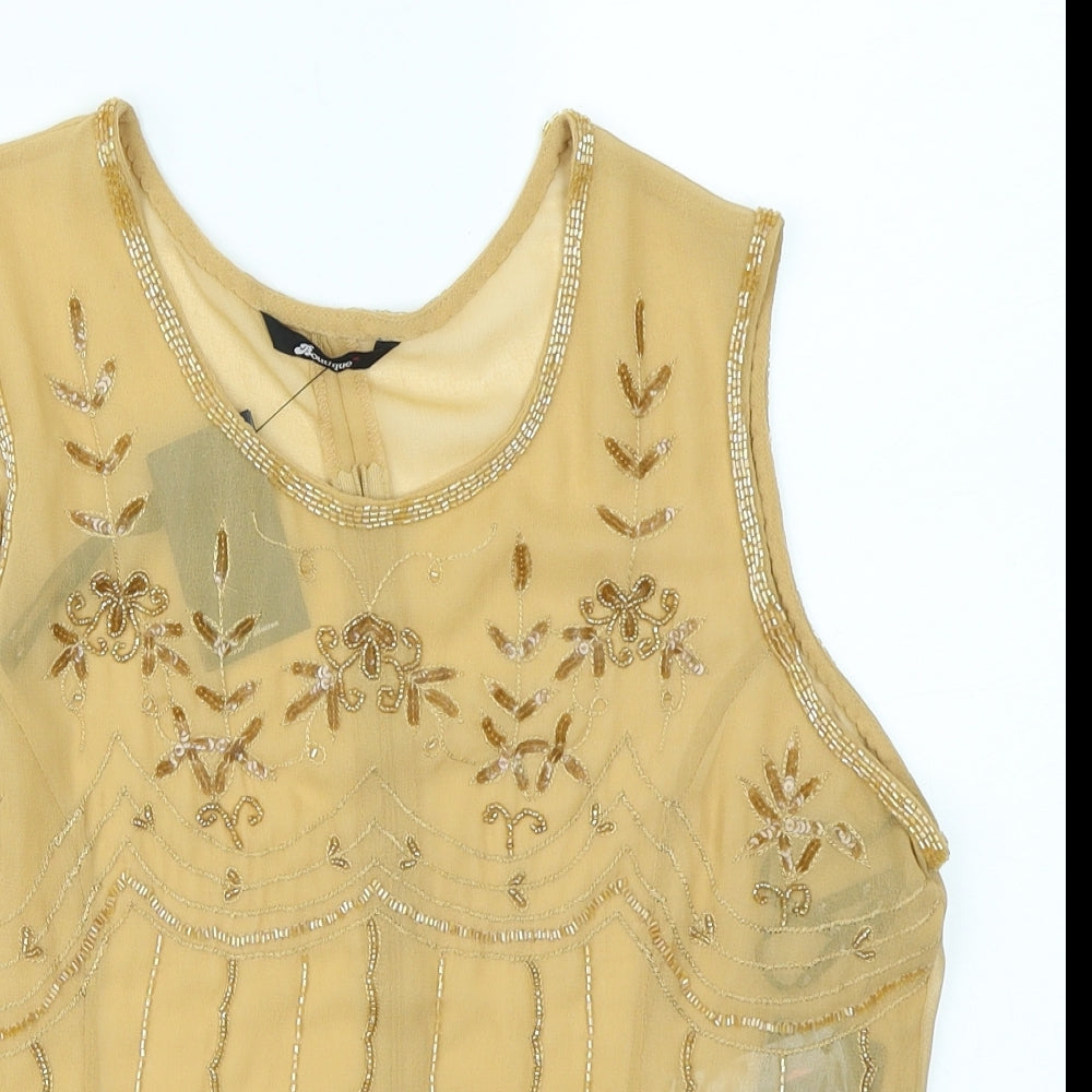 New Look Womens Yellow   Basic Blouse Size 14