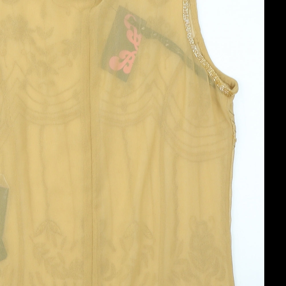 New Look Womens Yellow   Basic Blouse Size 14