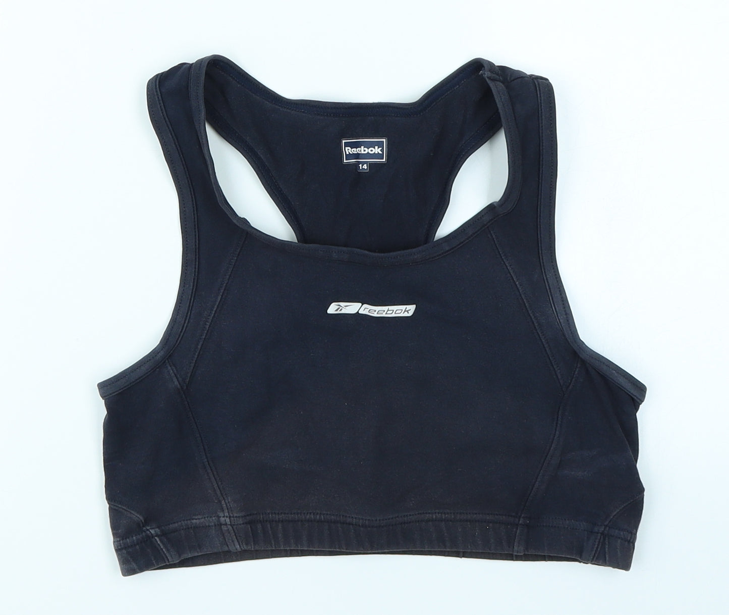 Reebok Womens Blue   Cropped Tank Size 14