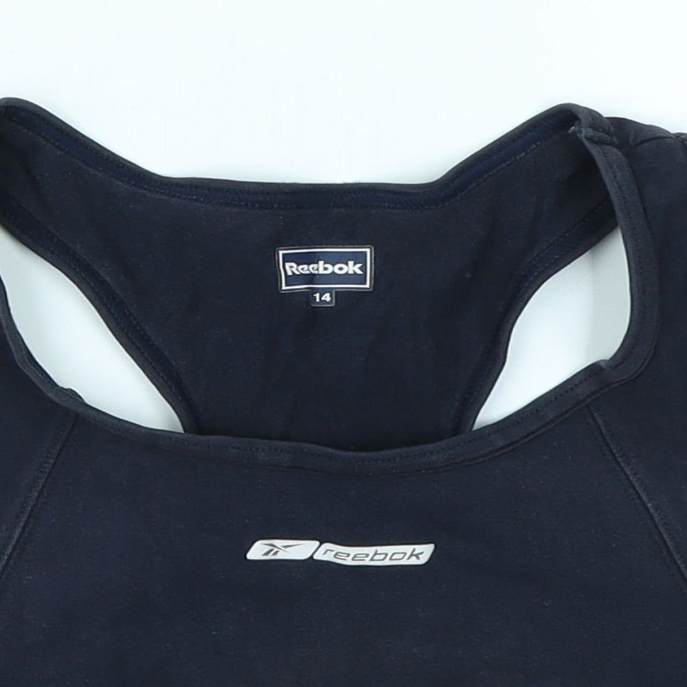 Reebok Womens Blue   Cropped Tank Size 14
