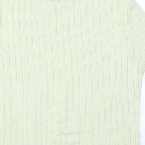 Primark Womens Ivory   Basic T-Shirt Size M