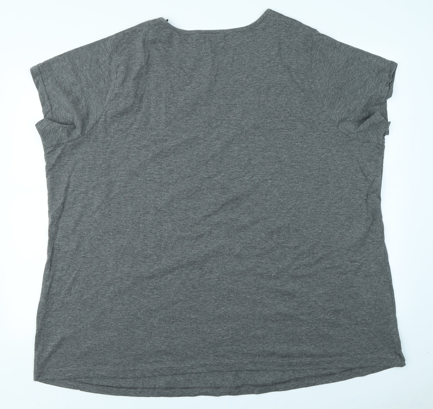 BPC Womens Grey   Basic T-Shirt Size 3XL