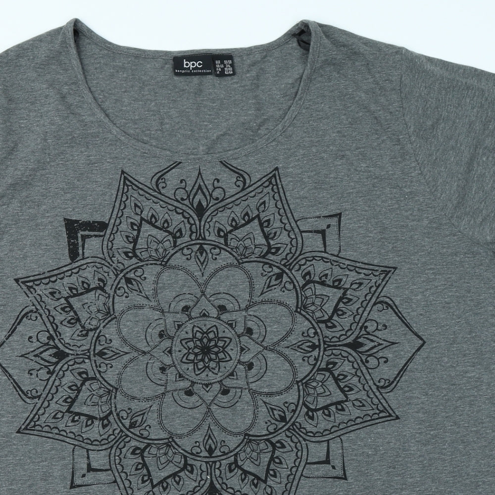 BPC Womens Grey   Basic T-Shirt Size 3XL
