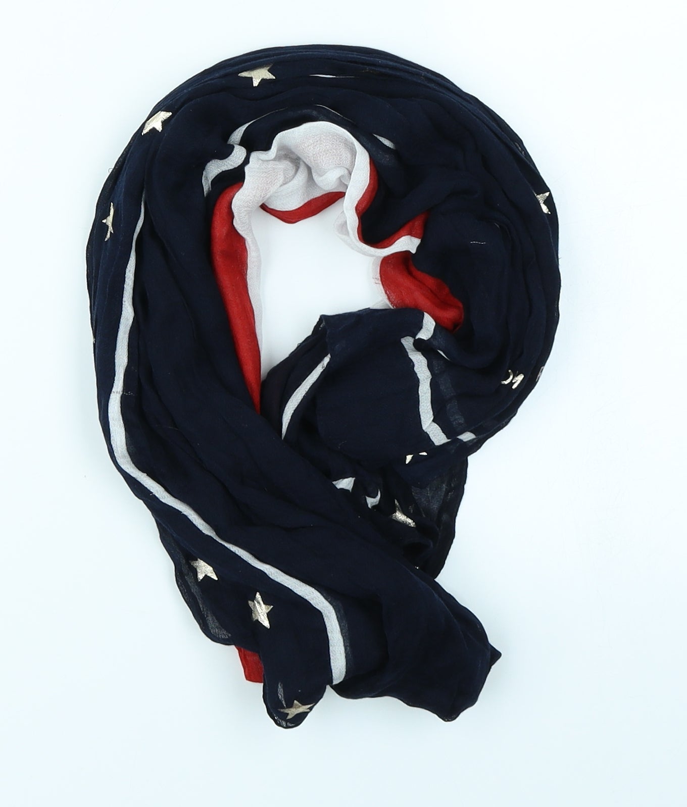 Tommy Hilfiger Womens Blue    Shawl/Wrap   - American flag
