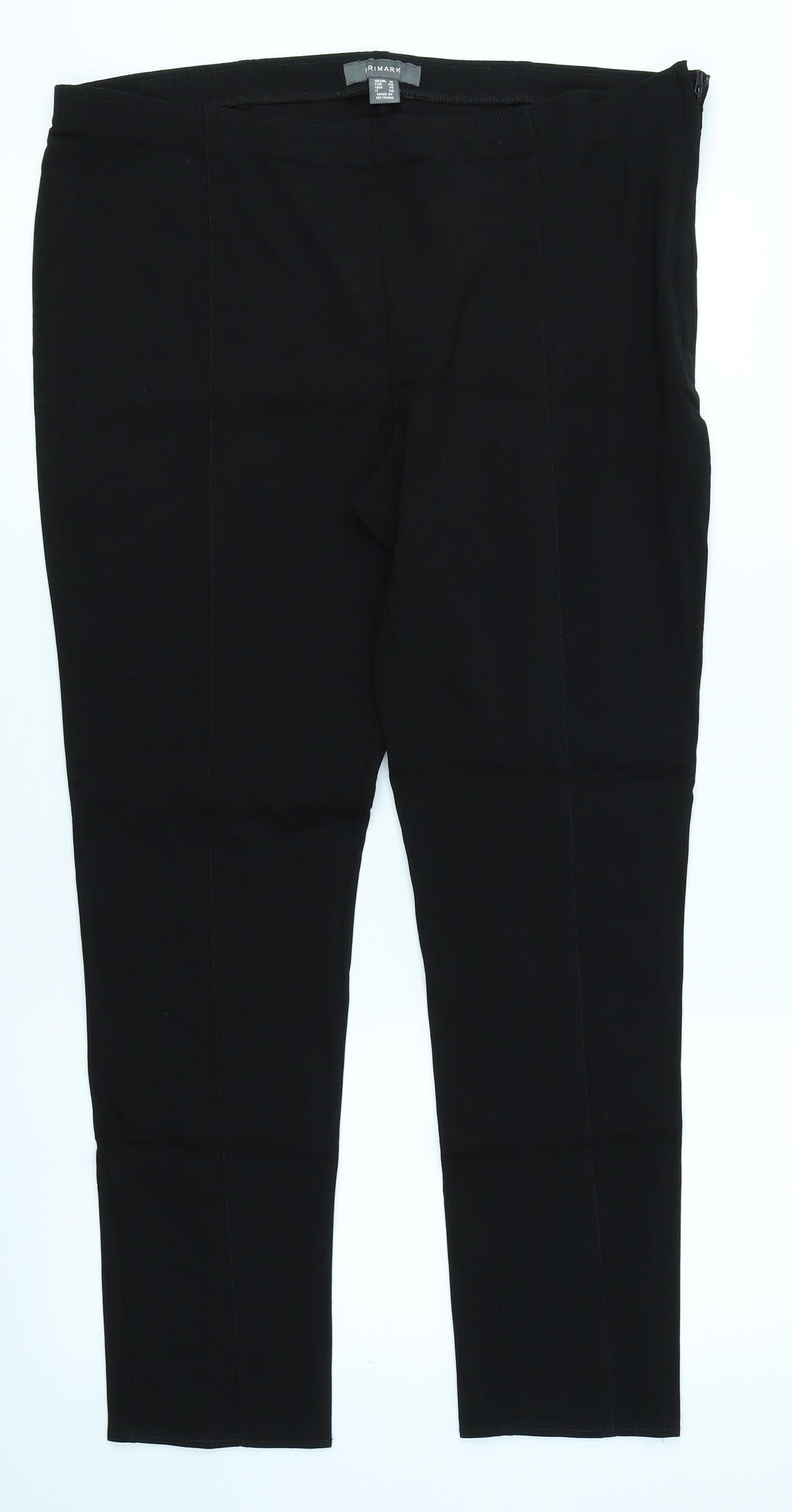Primark Womens Black   Trousers  Size 18 L27 in