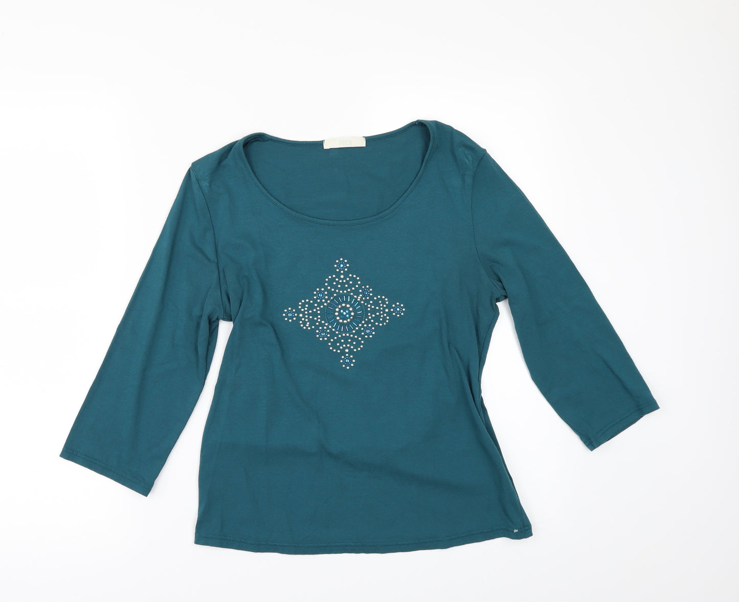 Marks and Spencer Womens Green   Basic T-Shirt Size 10