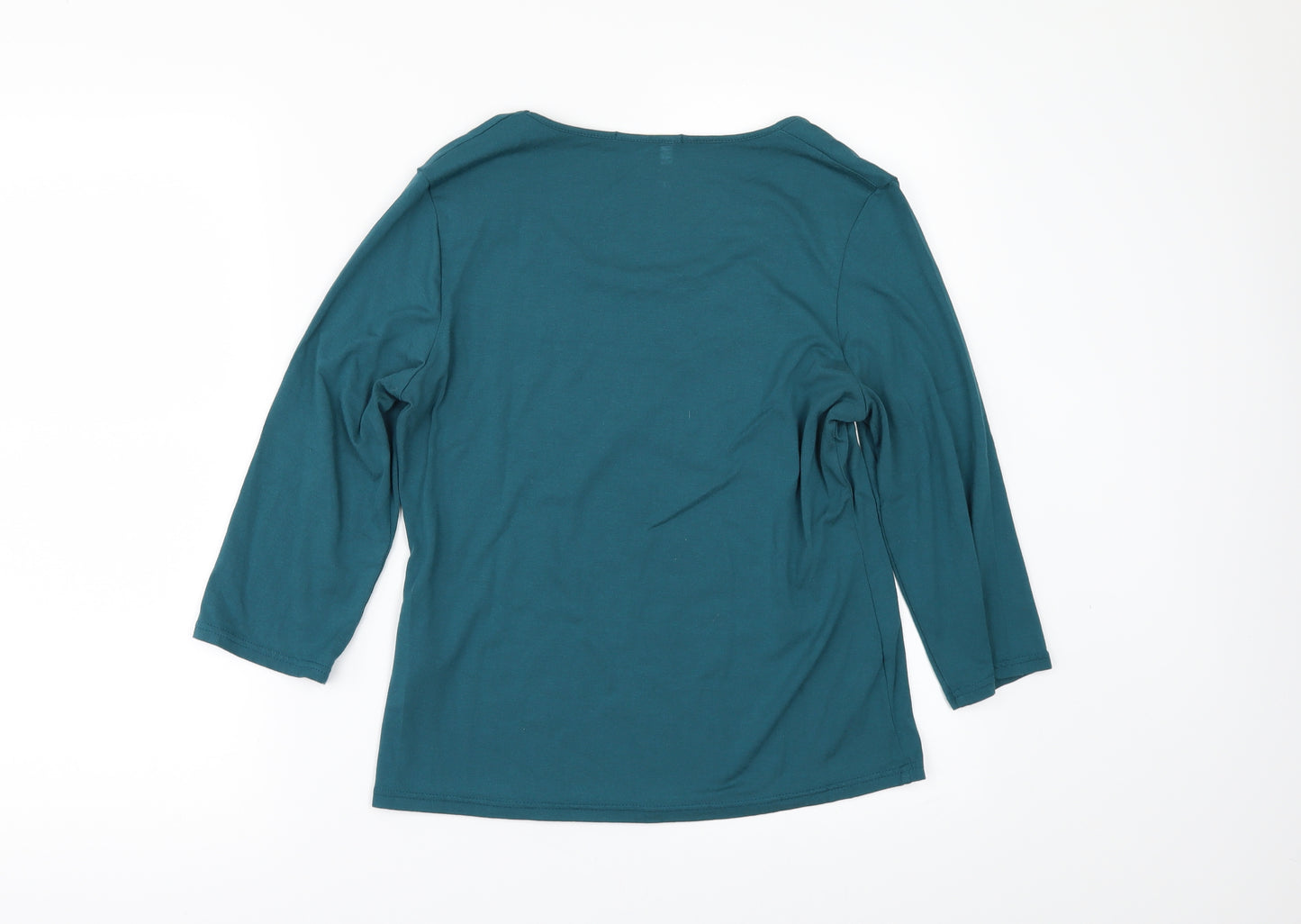 Marks and Spencer Womens Green   Basic T-Shirt Size 10