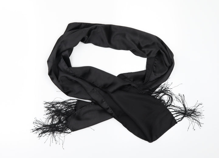 Preworn Womens Black    Scarf