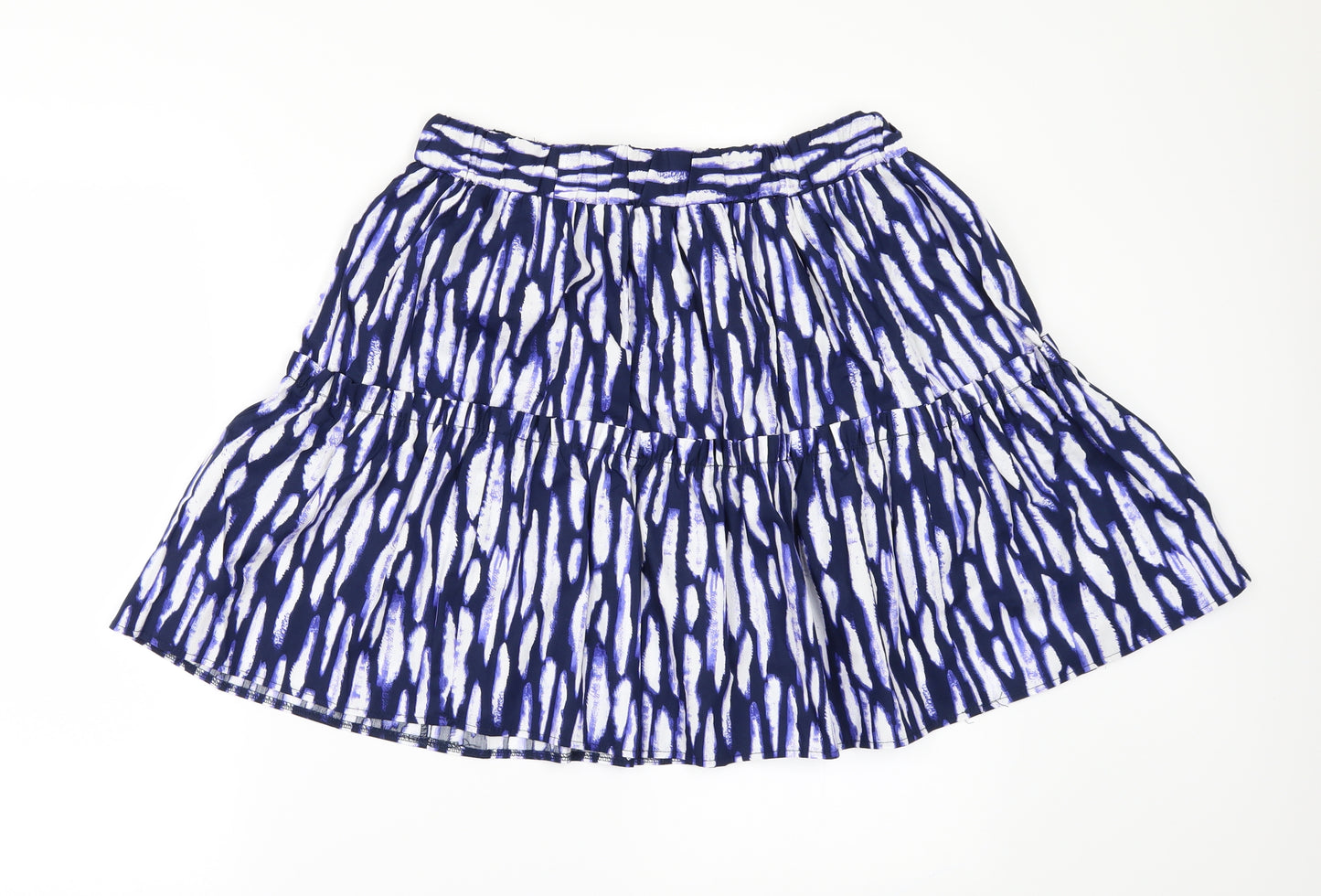 George Womens Purple Geometric  Skater Skirt Size 12