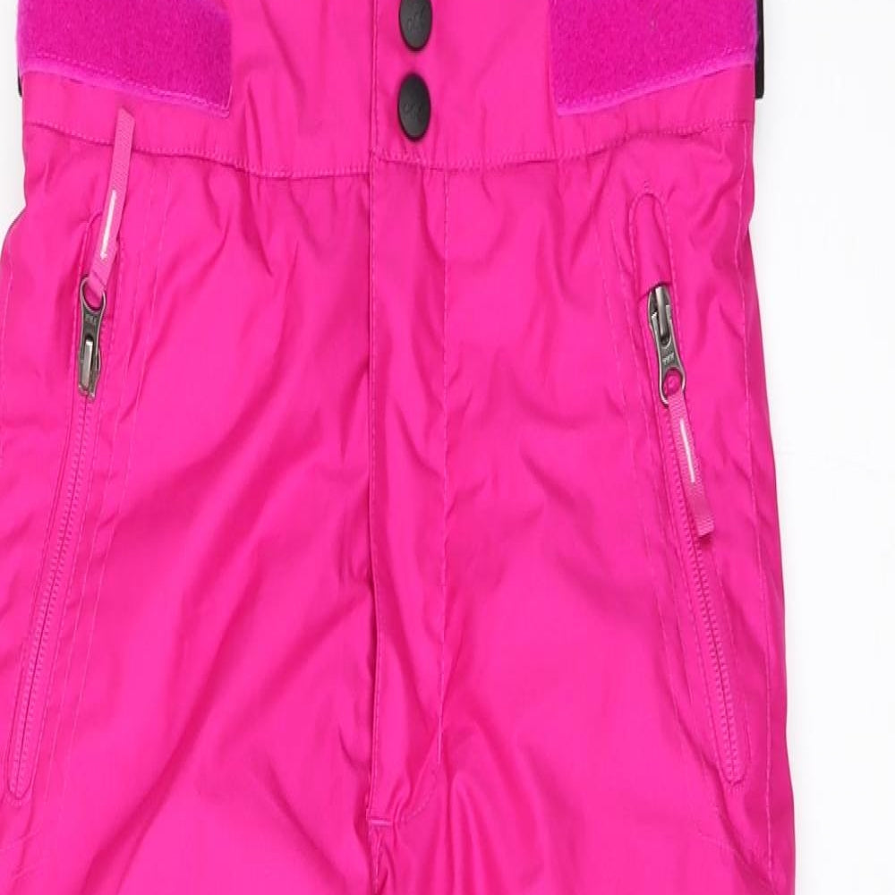 wed'ze Girls Pink   Snow Pants Trousers Size 8 Years - ski trousers