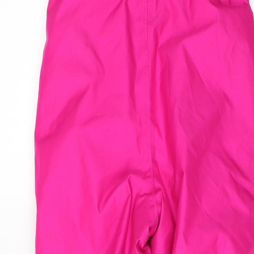 wed'ze Girls Pink   Snow Pants Trousers Size 8 Years - ski trousers