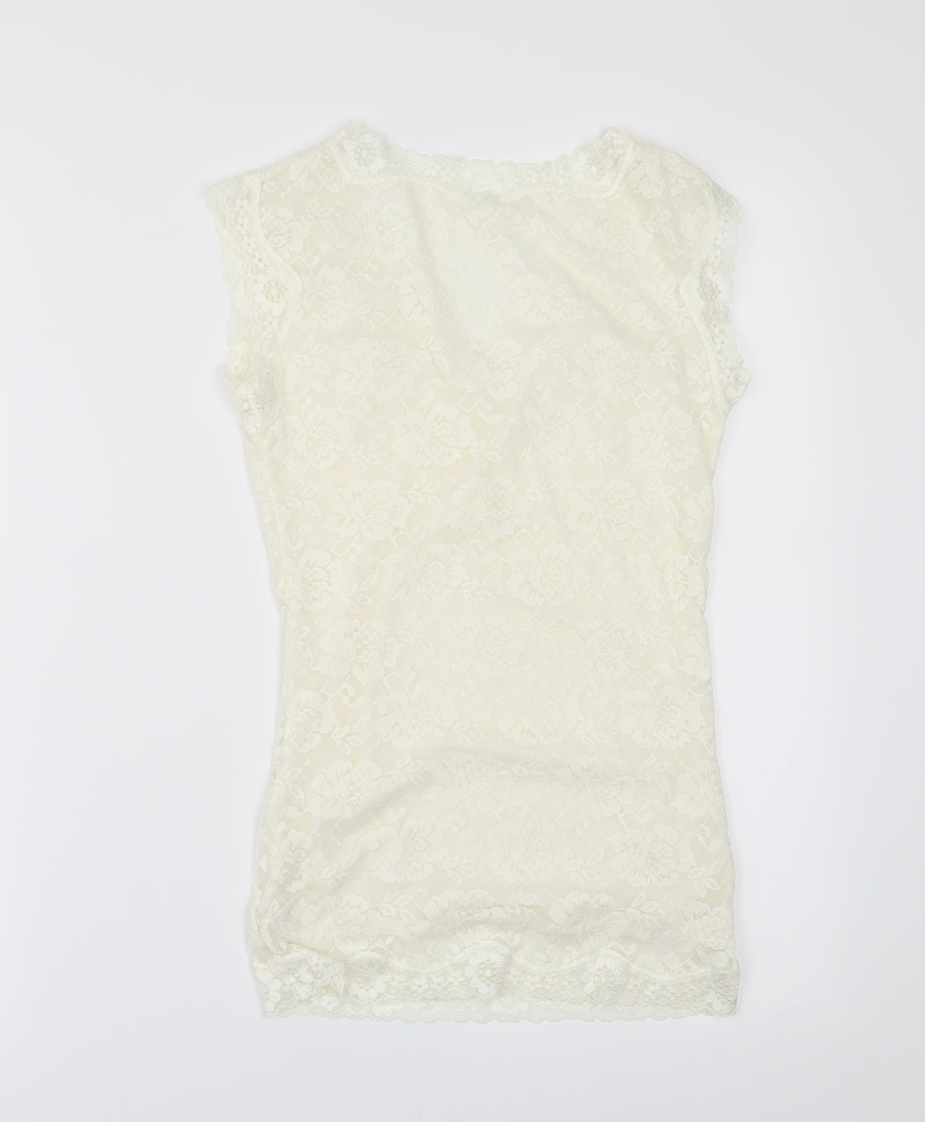 prew Womens Ivory   Basic Blouse Size S