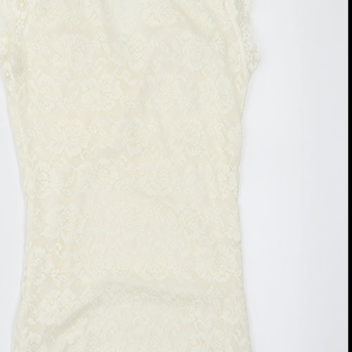 prew Womens Ivory   Basic Blouse Size S