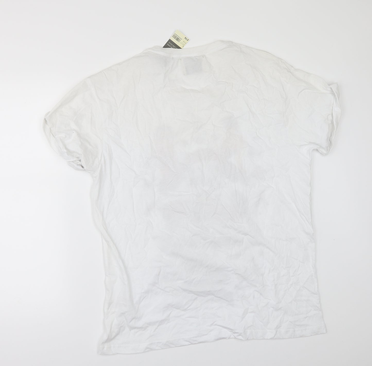 Burton Mens White    T-Shirt Size L