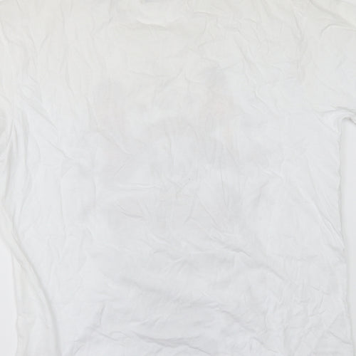 Burton Mens White    T-Shirt Size L