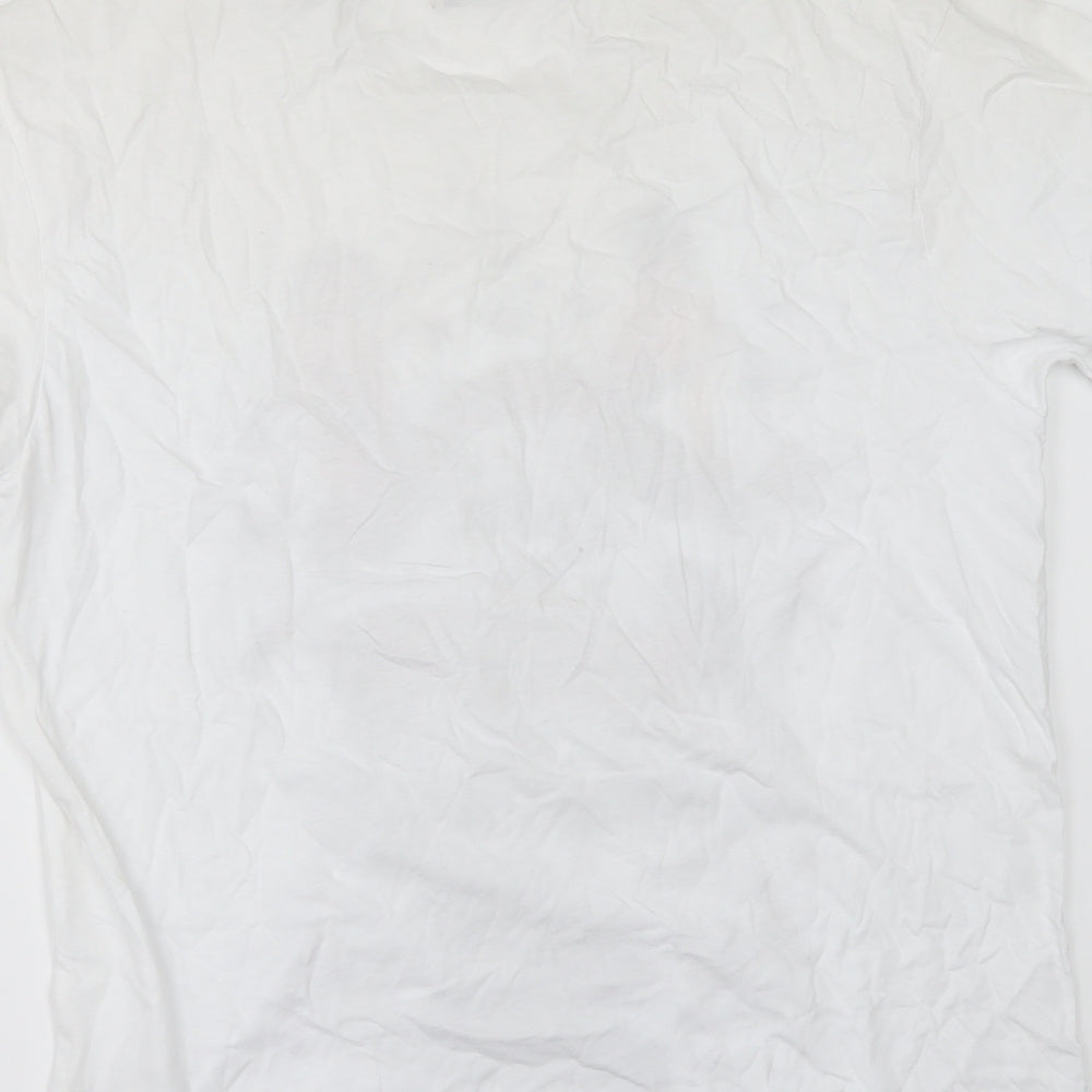 Burton Mens White    T-Shirt Size L