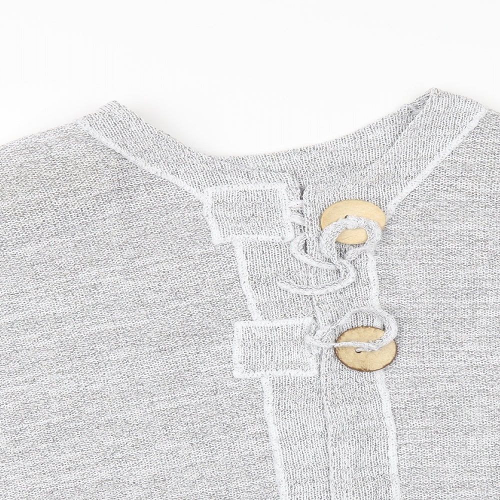 new jersey  Womens Grey   Cardigan Jumper Size 3XL