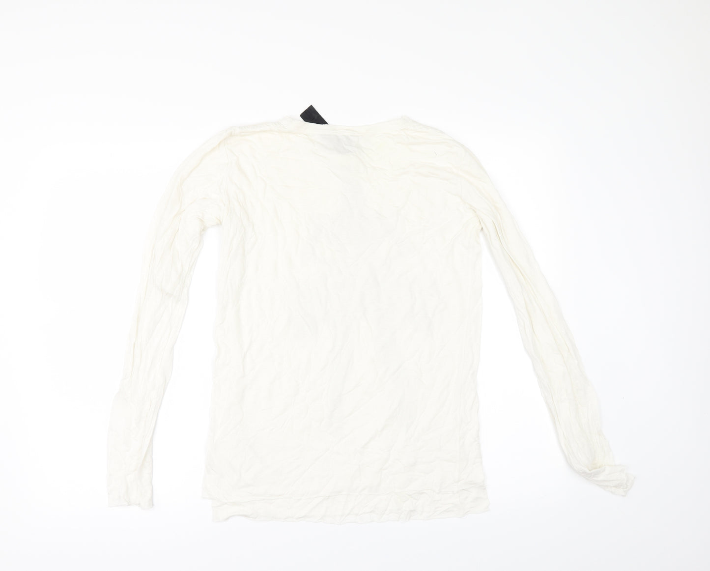Preworn Womens Ivory   Basic T-Shirt Size 6