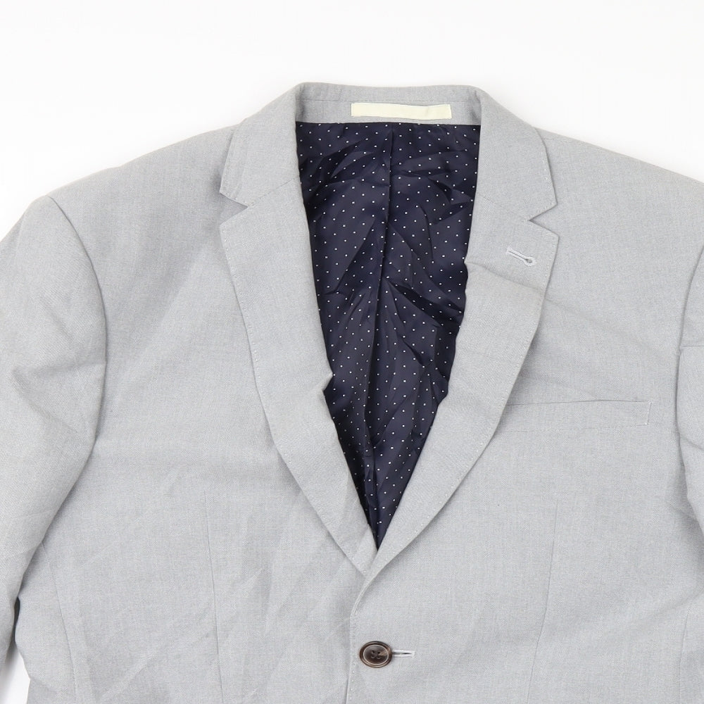 Burton Mens Grey   Jacket Suit Jacket Size 38