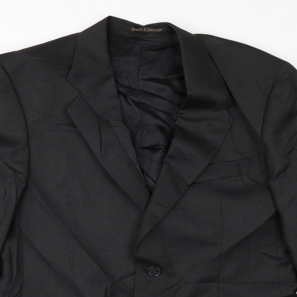 Marks and Spencer Mens Grey   Jacket Suit Jacket Size 48