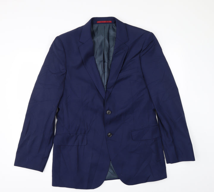 Burton Mens Blue   Jacket Suit Jacket Size 40