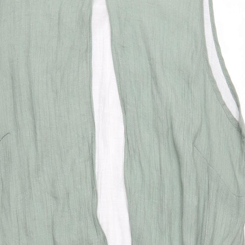 Yours Womens Green   Tunic Blouse Size 24  - SHAPED HEM