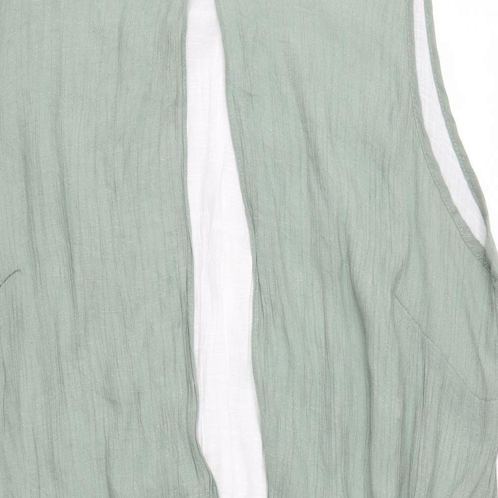 Yours Womens Green   Tunic Blouse Size 24  - SHAPED HEM
