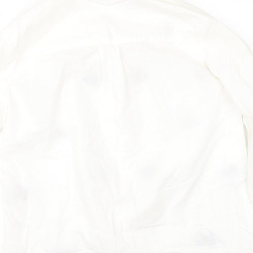 Preworn Womens Ivory   Tunic Button-Up Size L