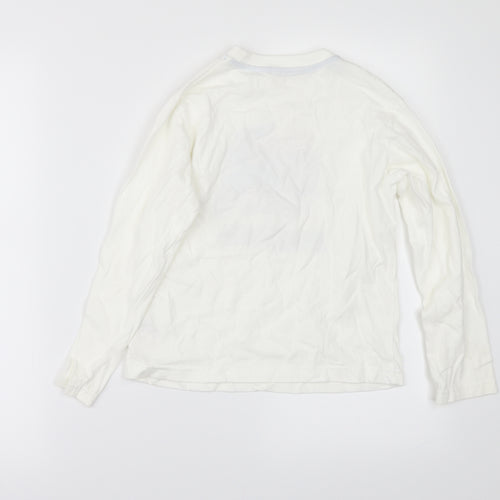 George Boys White   Basic T-Shirt Size 6-7 Years