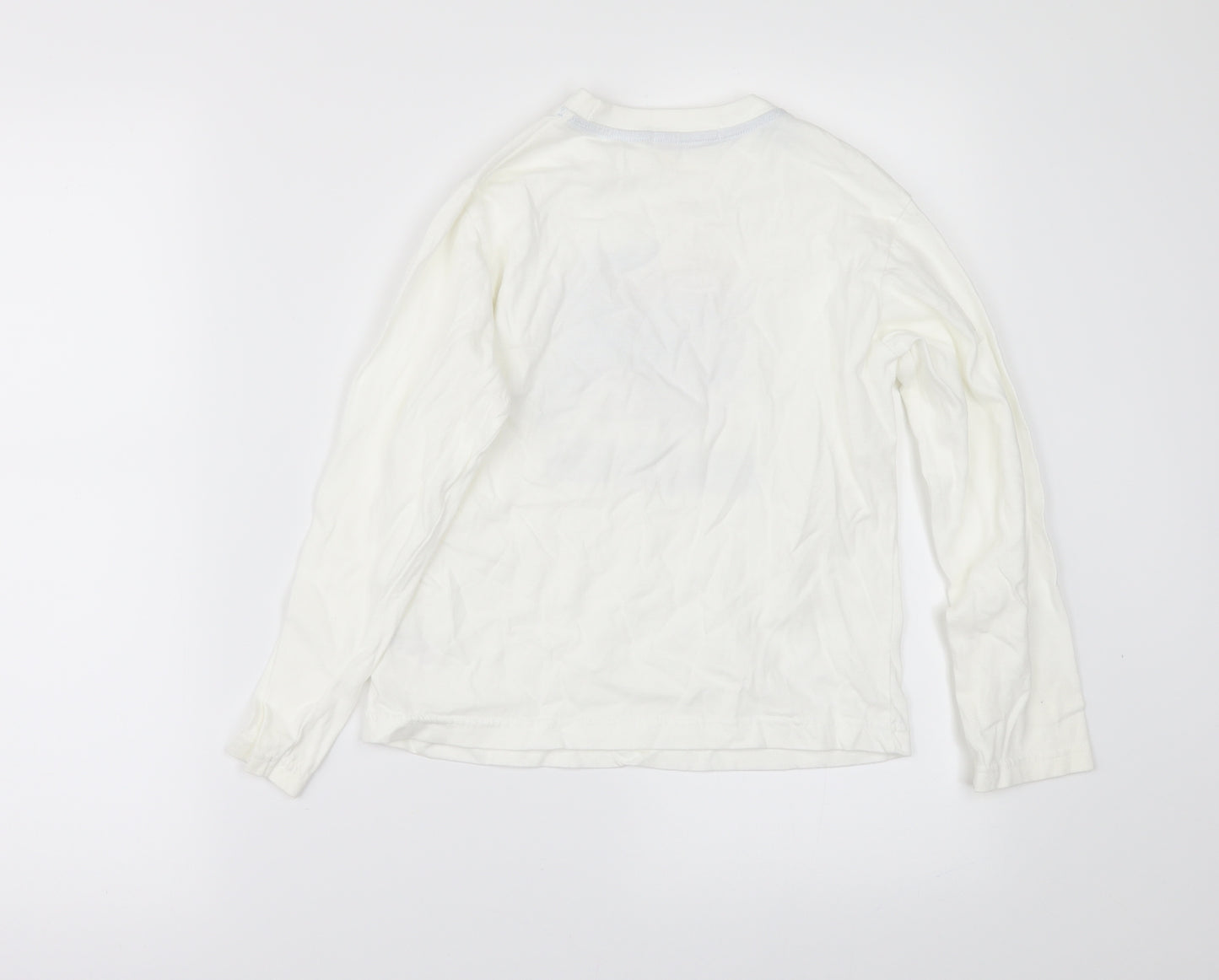 George Boys White   Basic T-Shirt Size 6-7 Years