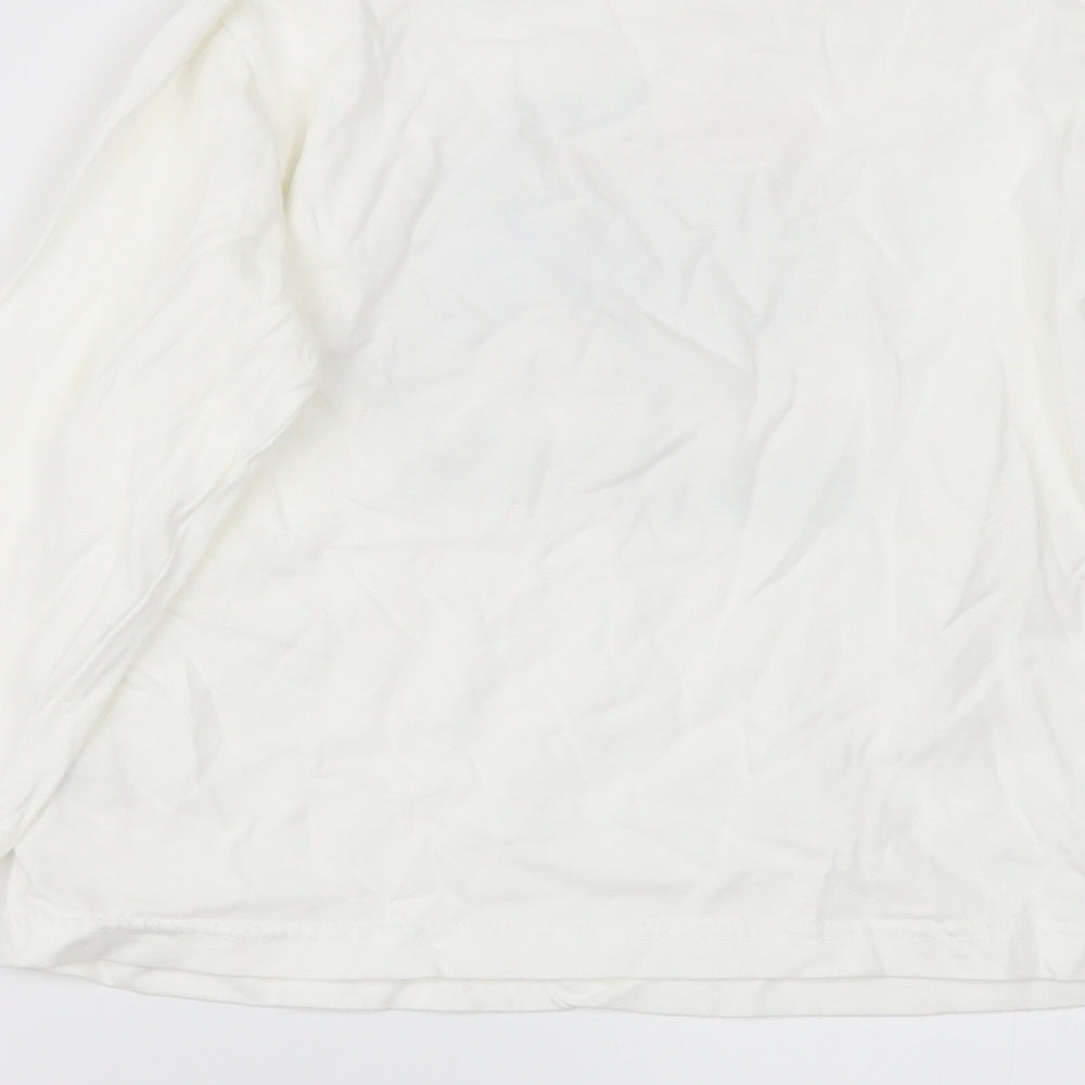 George Boys White   Basic T-Shirt Size 6-7 Years