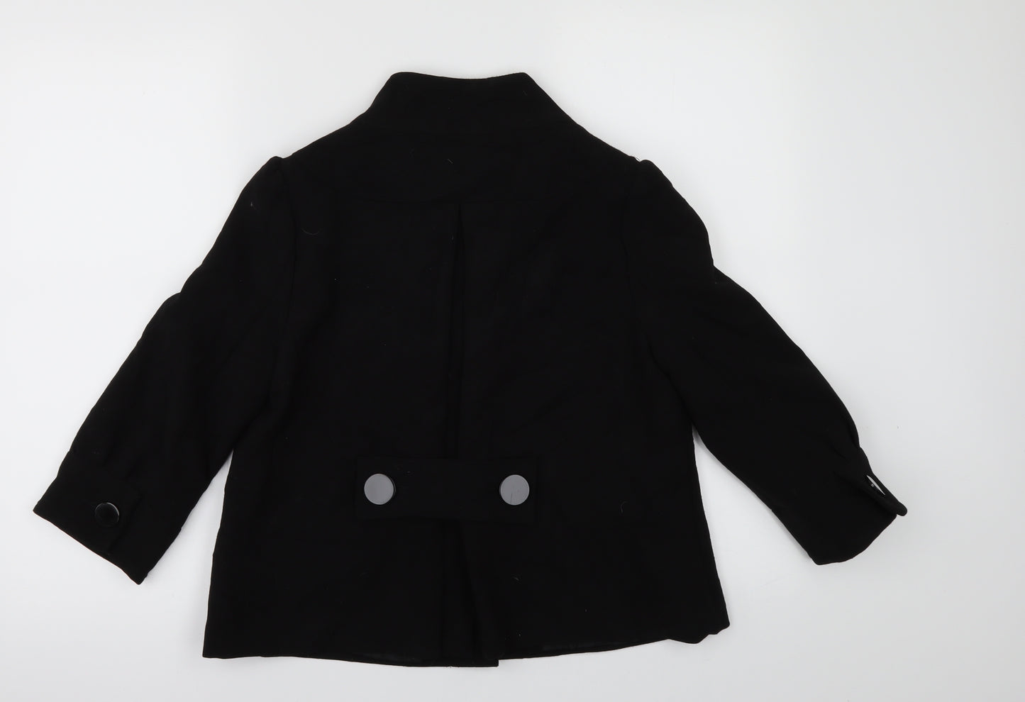 Primark Womens Black   Pea Coat Coat Size 8