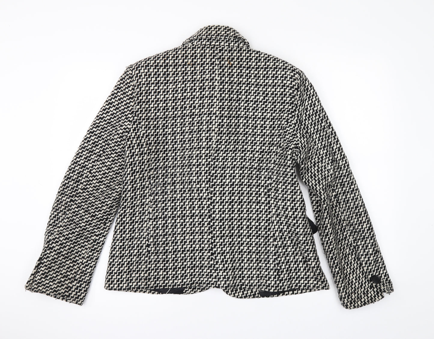 Prima Womens Black Check  Jacket  Size 12