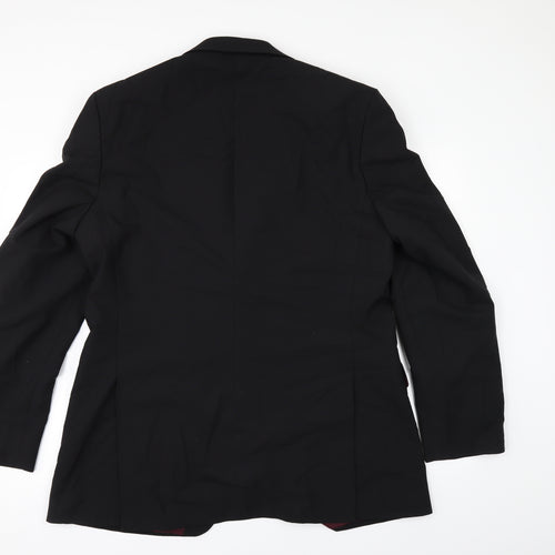 Tom English Mens Black   Jacket Suit Jacket Size 42