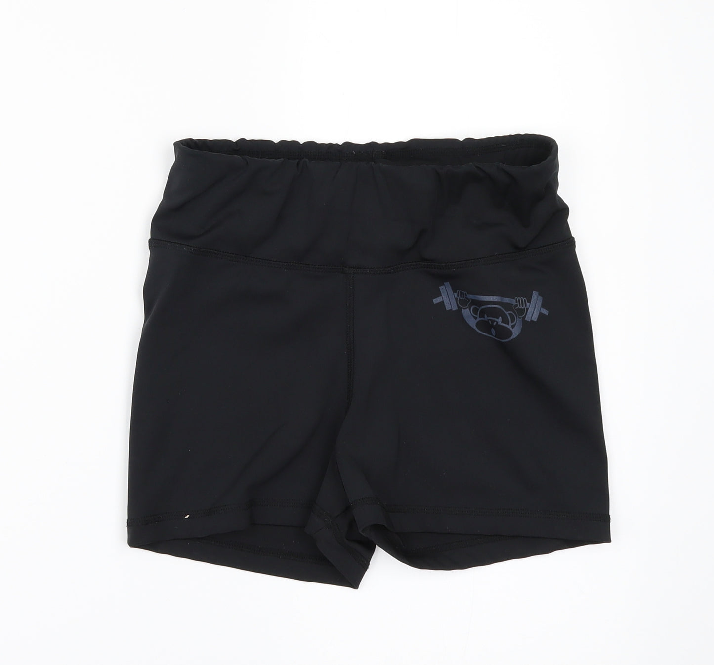 skinny chimp Womens Black   Compression Shorts Size M