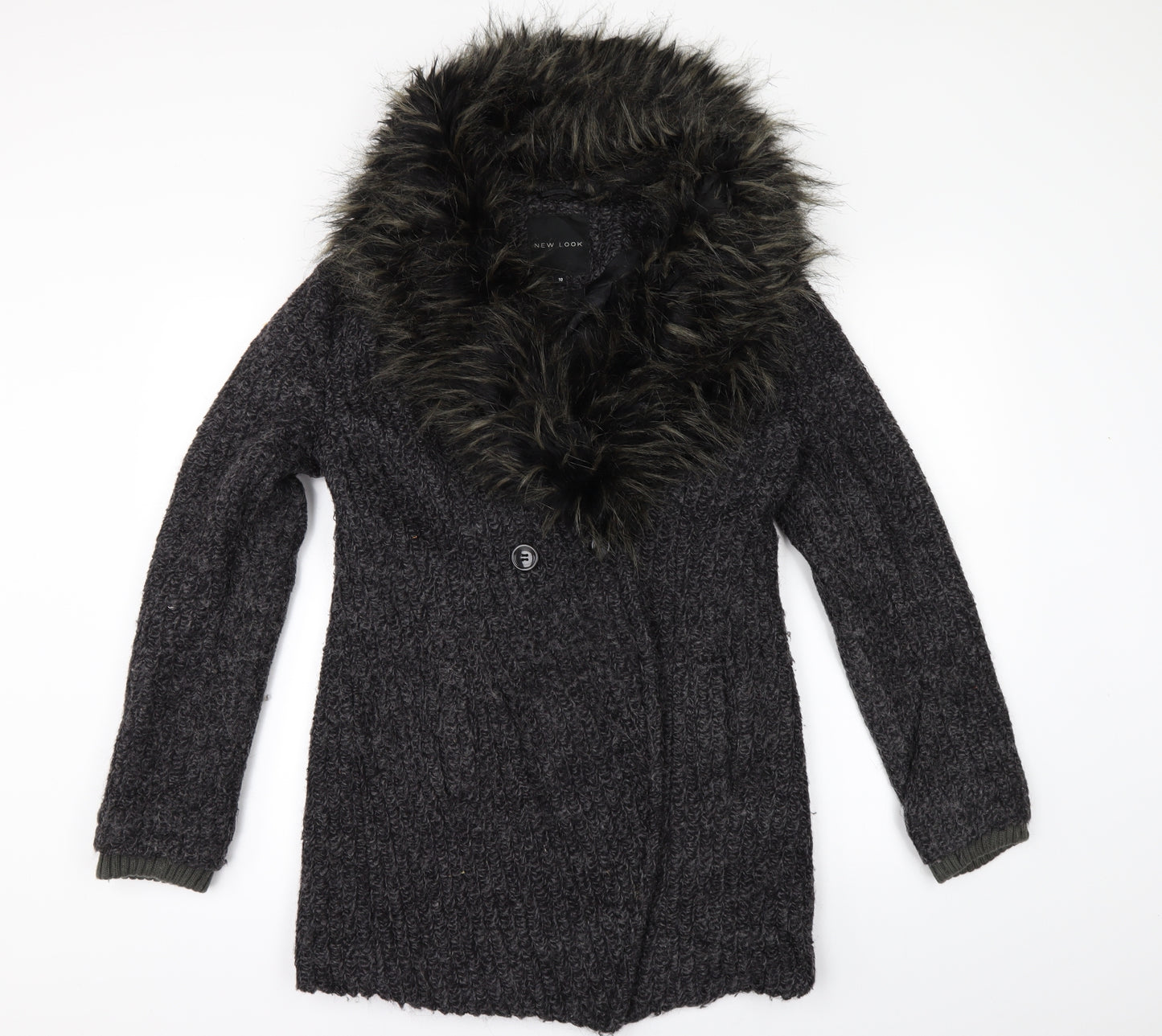 New Look Womens Grey   Jacket  Size 10