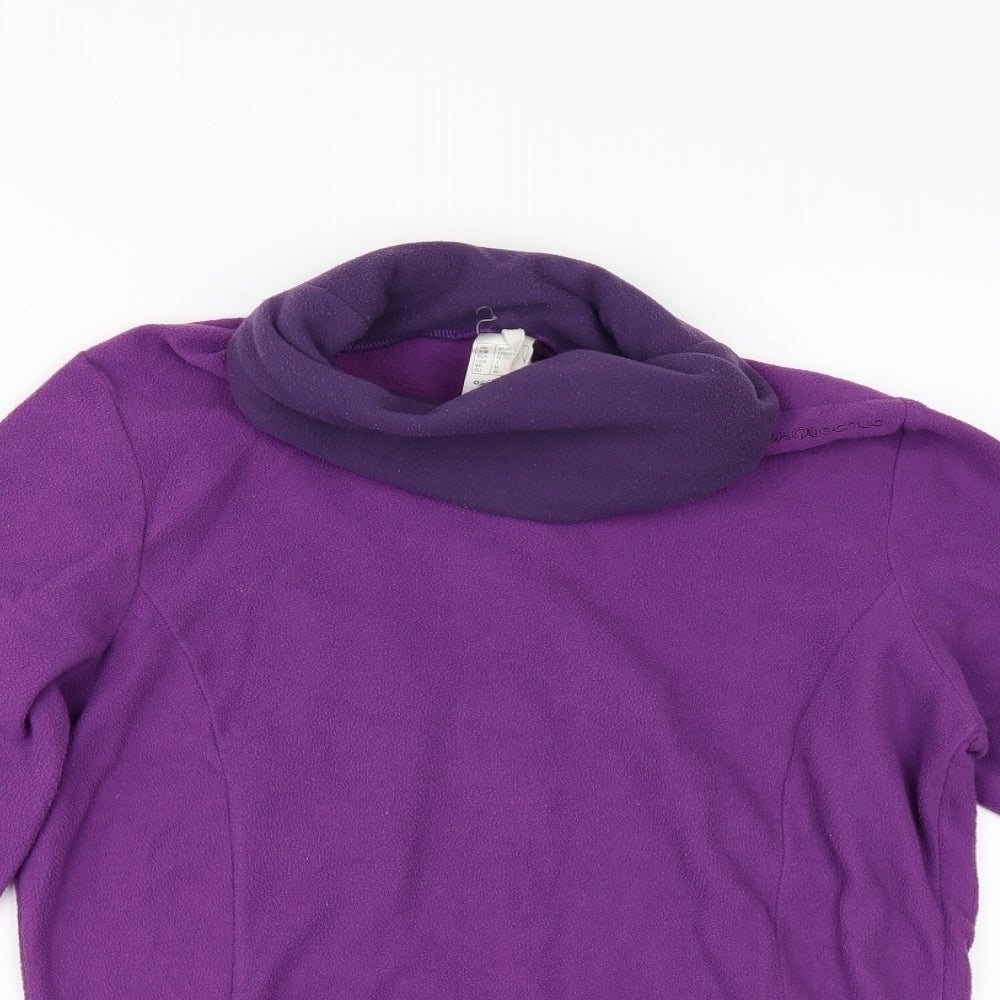 Oxy Lane Womens Purple  Fleece Jacket  Size M