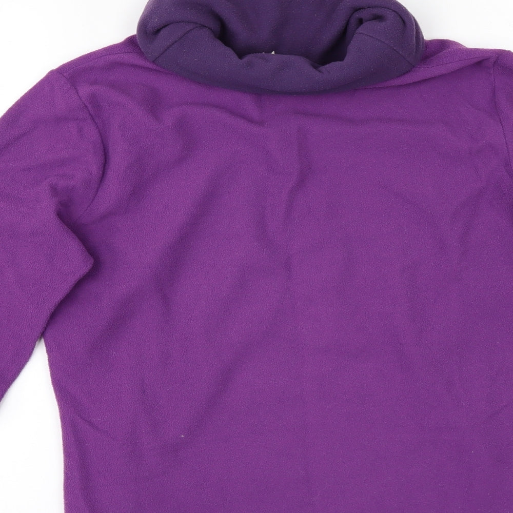 Oxy Lane Womens Purple  Fleece Jacket  Size M