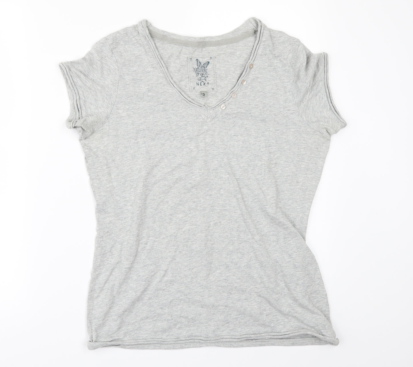NEXT Womens Grey   Basic T-Shirt Size 12