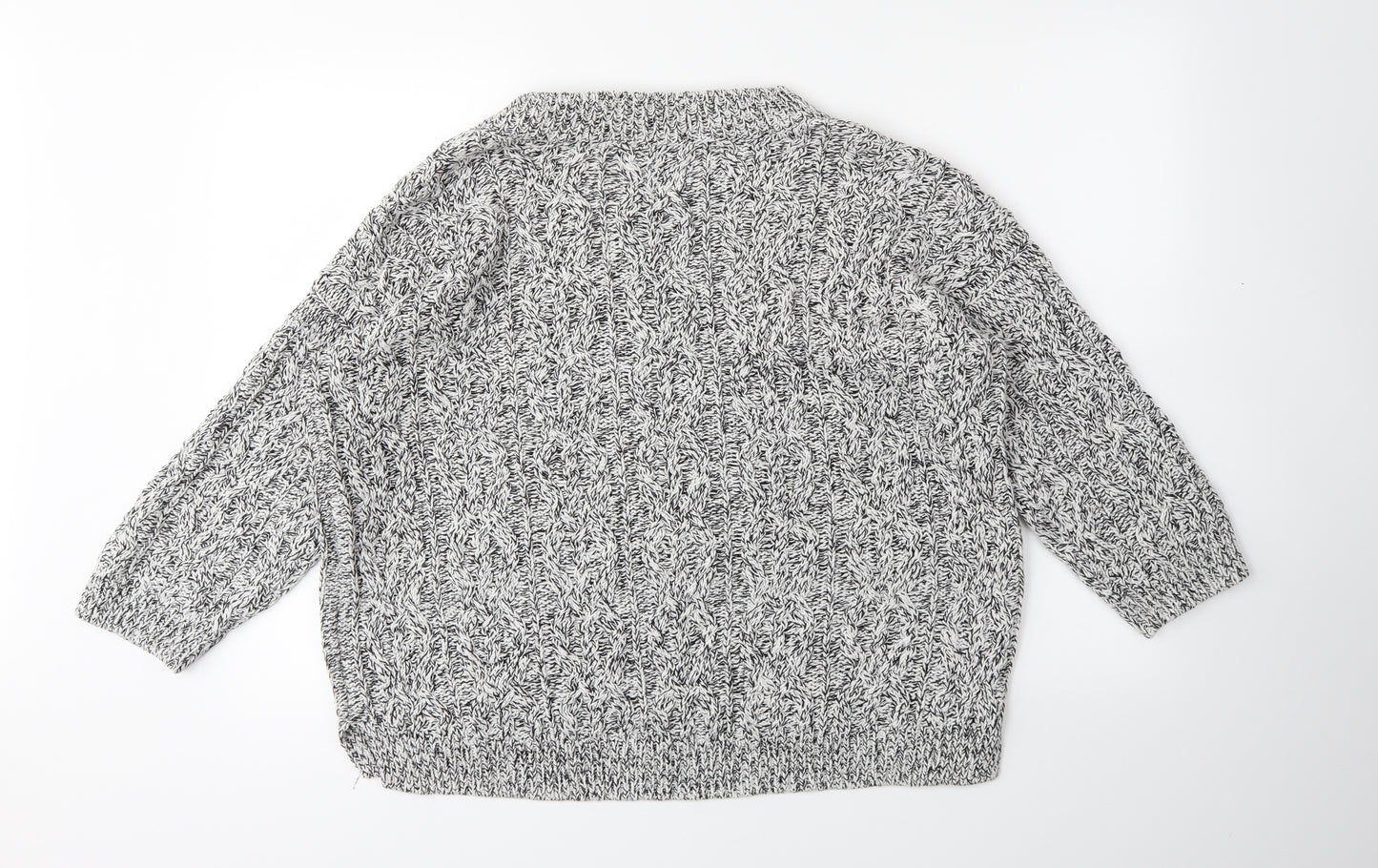 H&M Womens Grey   Pullover Jumper Size M