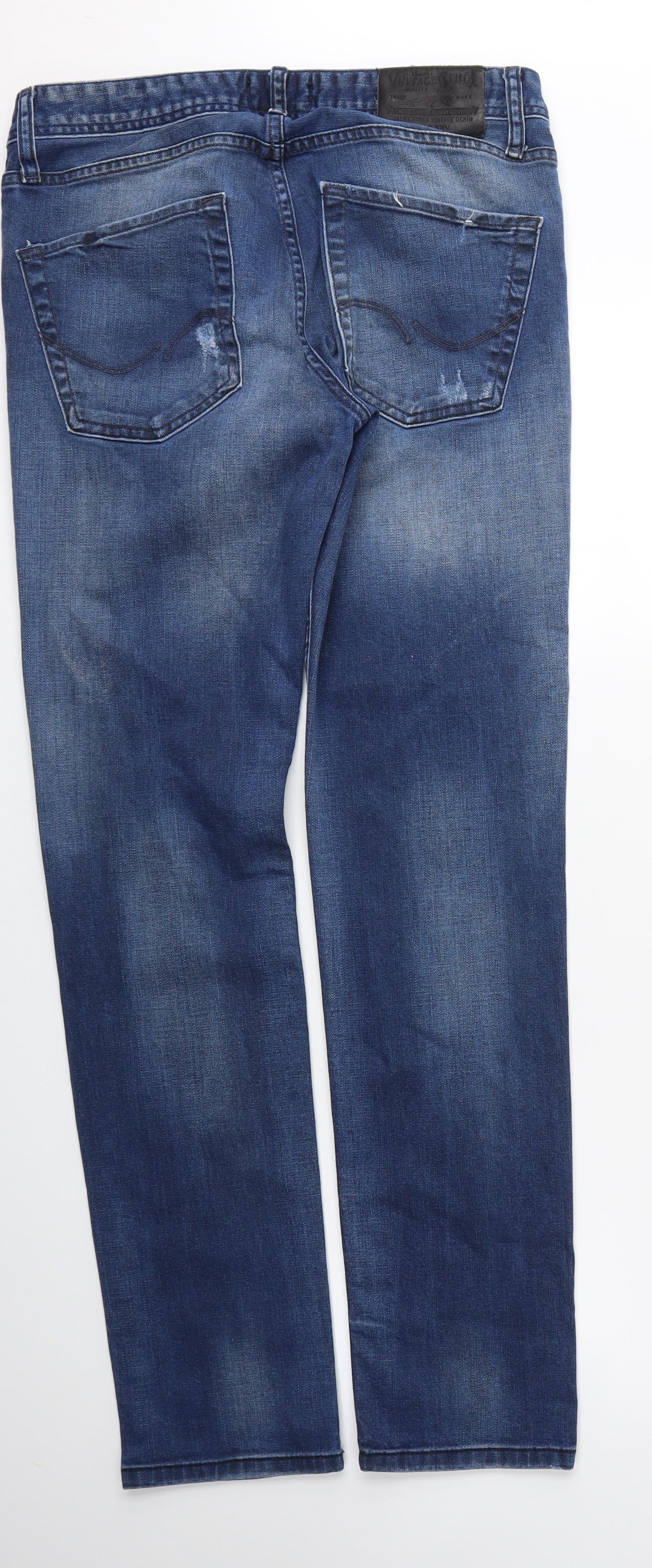 JACK & JONES Mens Blue   Skinny Jeans Size 32 L32 in
