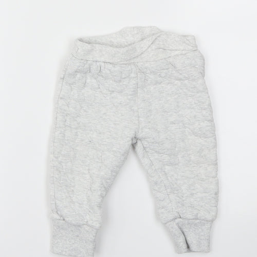F&F Boys Grey   Track Pants Trousers Size 9-12 Months