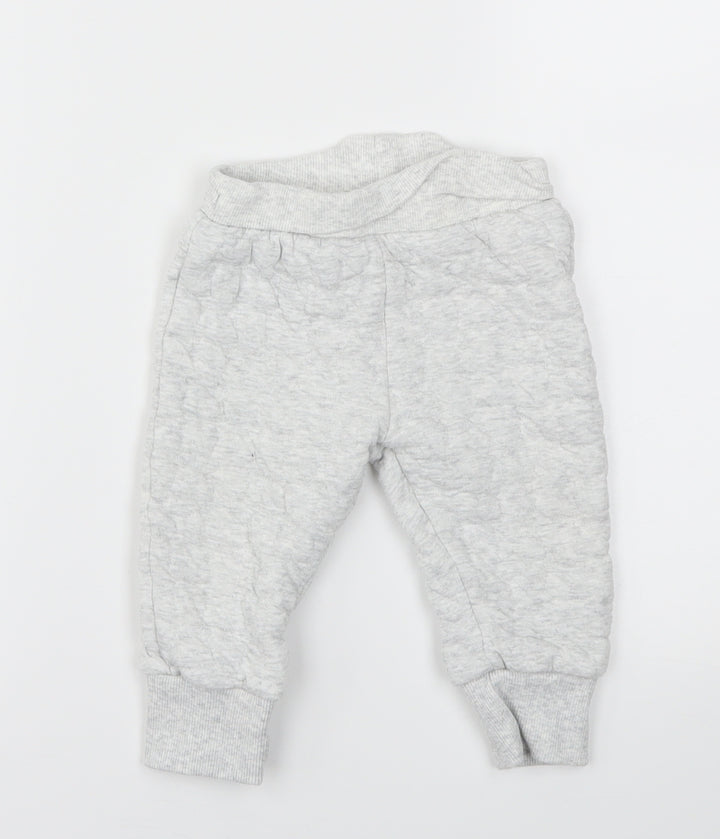 F&F Boys Grey   Track Pants Trousers Size 9-12 Months