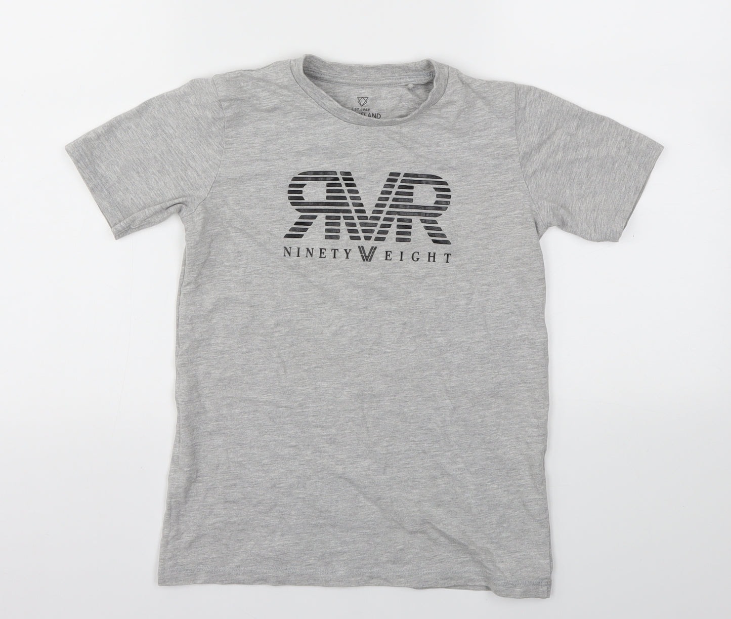 River Island Boys Grey   Basic T-Shirt Size 7-8 Years