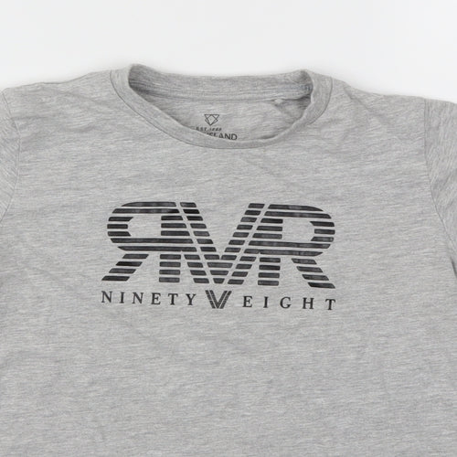 River Island Boys Grey   Basic T-Shirt Size 7-8 Years