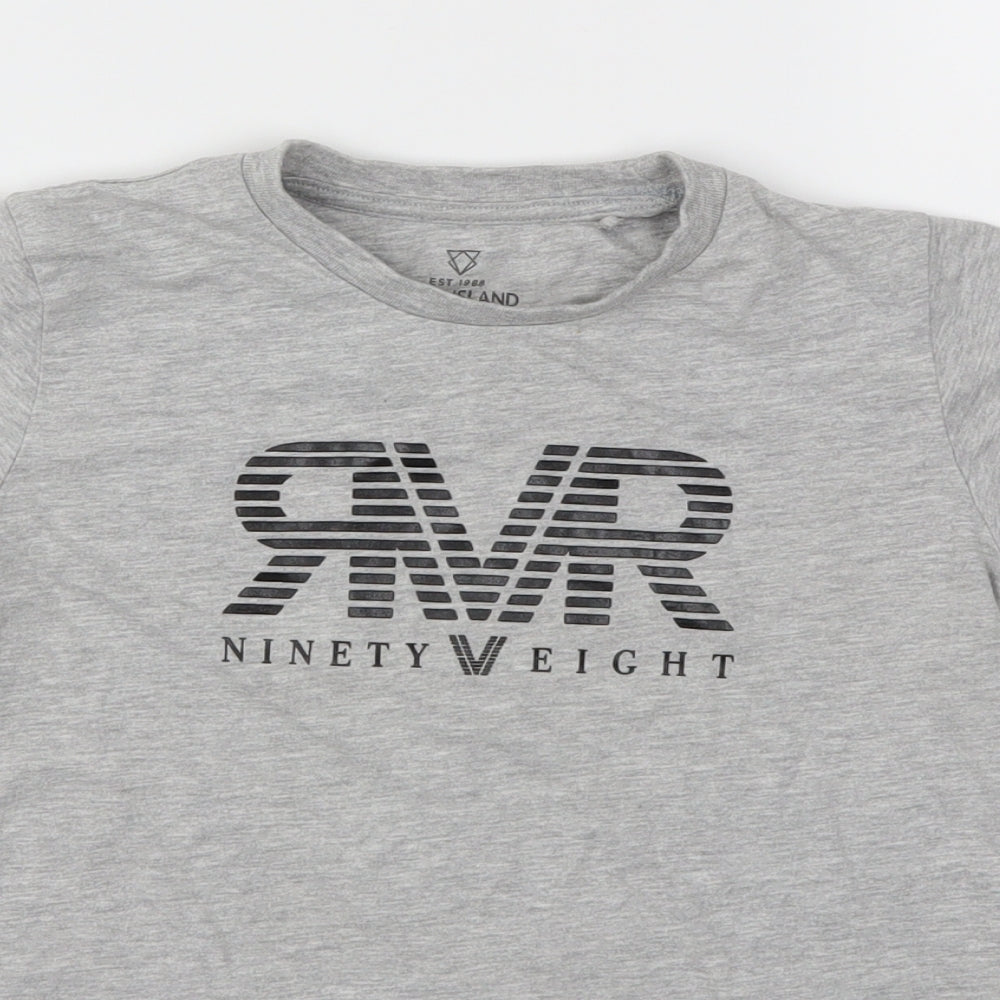River Island Boys Grey   Basic T-Shirt Size 7-8 Years