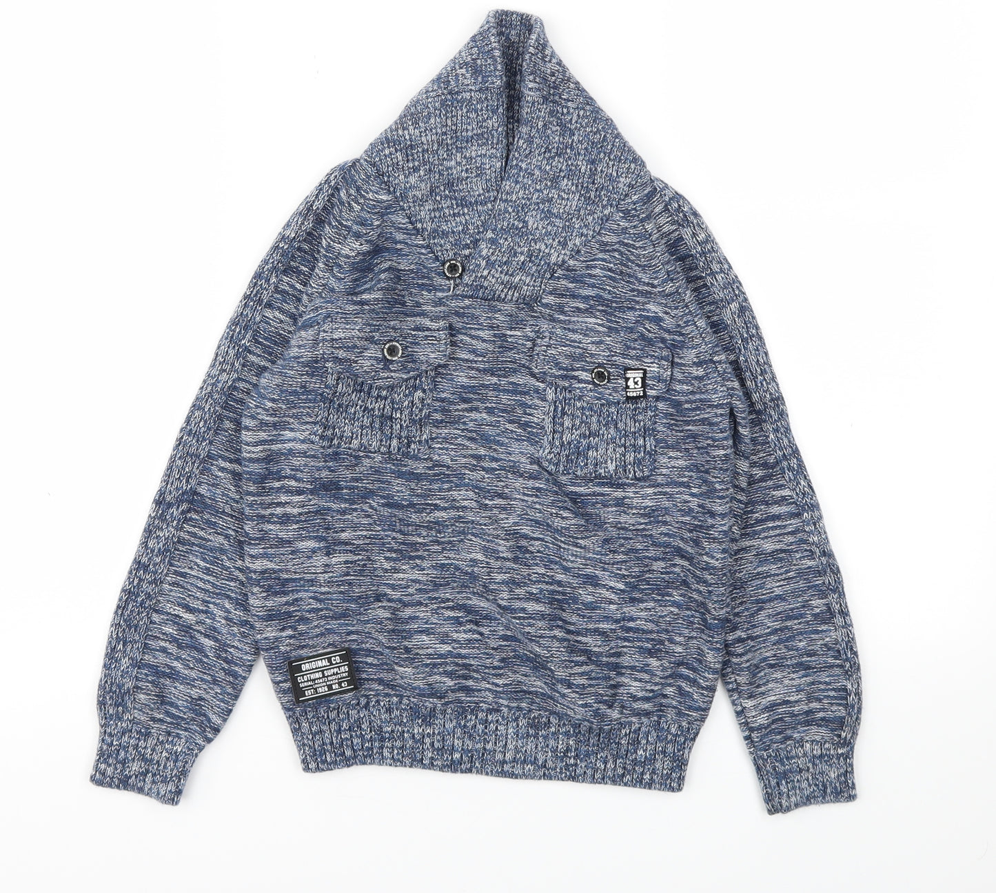 George Boys Blue   Pullover Jumper Size 6-7 Years