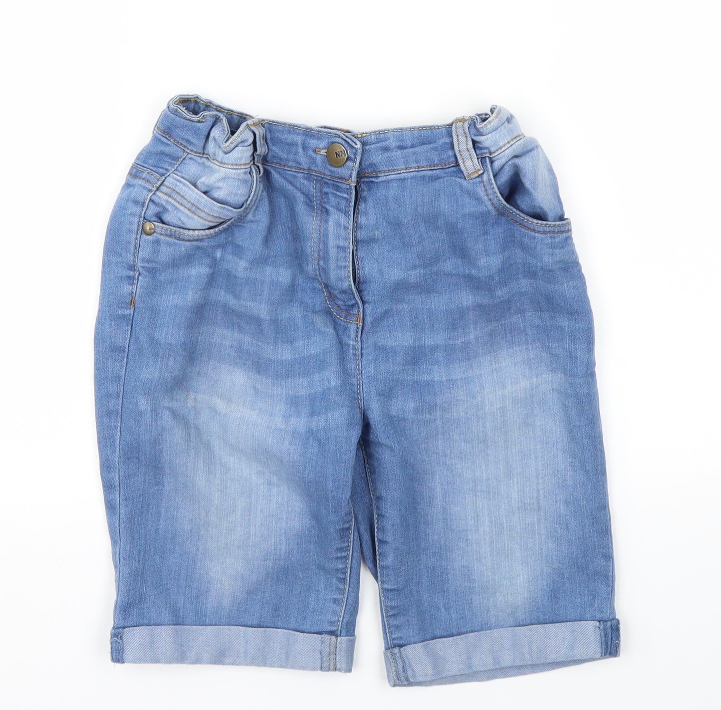 Nutmeg Boys Blue   Capri Jeans Size 9-10 Years