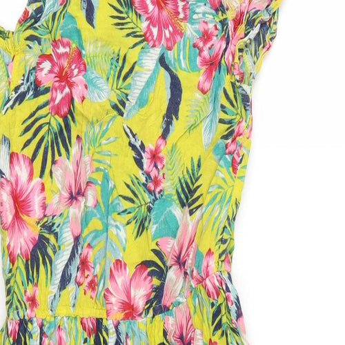 Primark Girls Multicoloured Floral  Fit & Flare  Size 10-11 Years