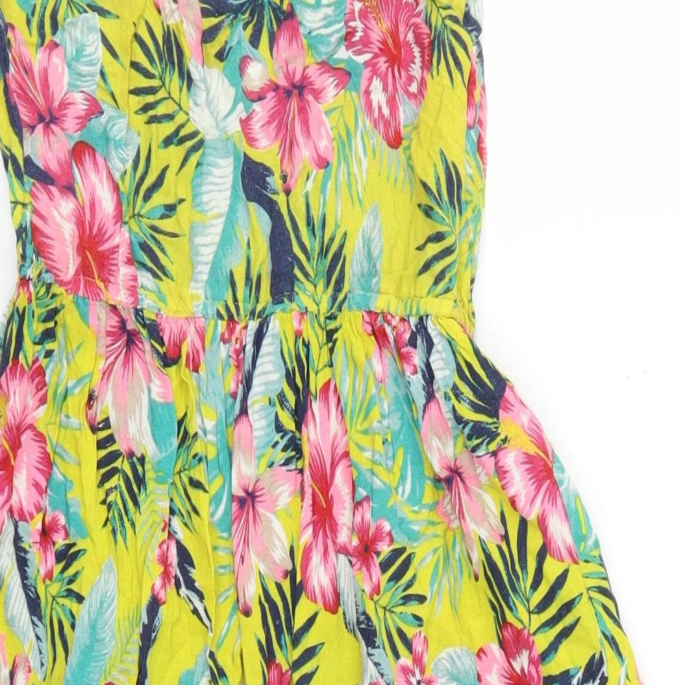 Primark Girls Multicoloured Floral  Fit & Flare  Size 10-11 Years